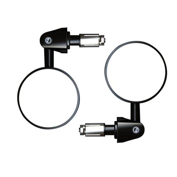 Runda backspeglar till motorcykel i aluminiumlegering