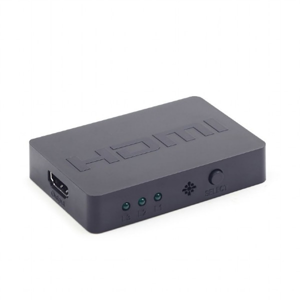 HDMI-switch med 3 portar och fjärrkontroll