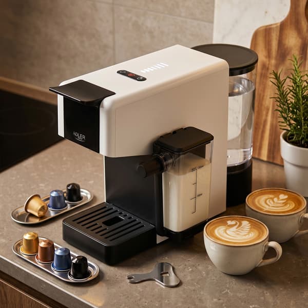 Adler Kapselmaskin / Multikapselmaskin / Espressomaskin med mjö