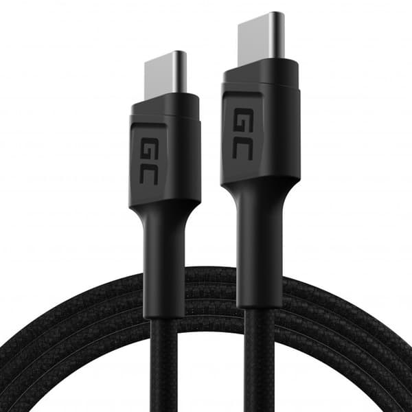 Green Cell PowerStream USB-C-kabel, 120 cm, med PD (60 W), 480