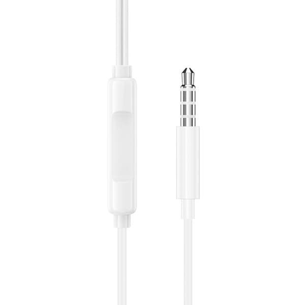 Borofone BM100 In-Ear Headset med 3,5 mm 1,2 m - Hvid