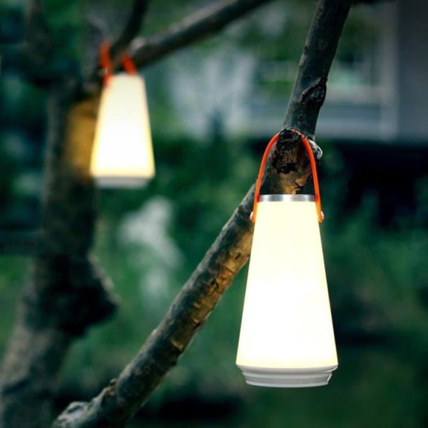 Bærbar campinglampe med touch og genopladelig funktion