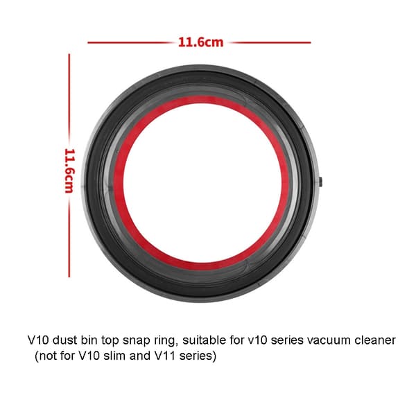 Tätningsring för dammbehållare Dyson V10