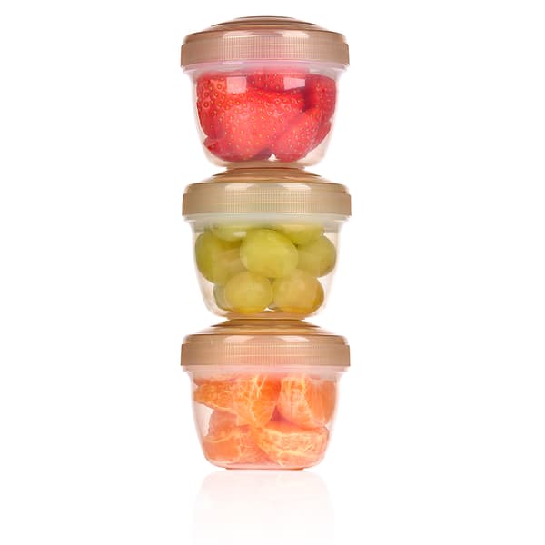 Kannelliset säilytyspurkit 3-pack - 130 ml