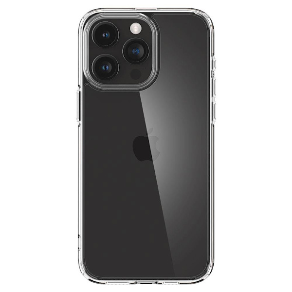 Spigen Ultra Hybrid Bagcover til iPhone 15 Pro Max - Krystalkla