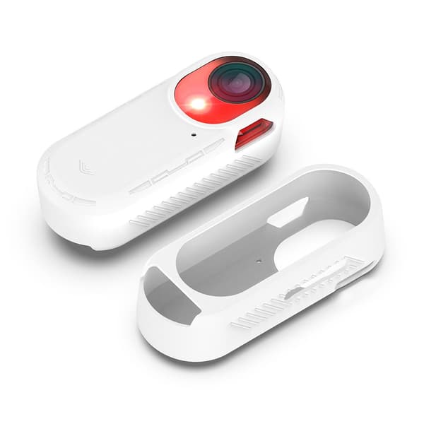 Skyddsfodral i silikon för Garmin Varia RCT715 - Vit / Skyddsfo