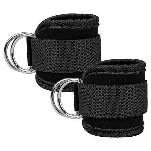 Ankelfäste för träning 2-pack / Vadderade ankelremmar / Fotleds