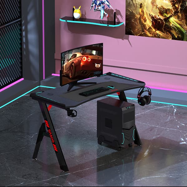Gamingbord 140 x 60 cm / spillebord / RGB-bord / computerskrive