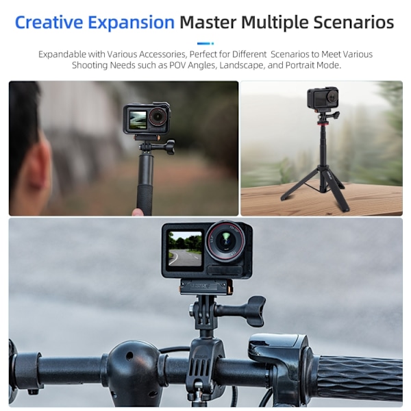 Magnetisk quick release-beslag til DJI Osmo Action 5 Pro/4/3