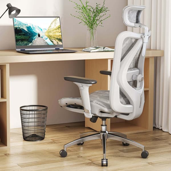 Sihoo M57 Ergonomisk Kontorsstol - Grå / Justerbar skrivbordsst