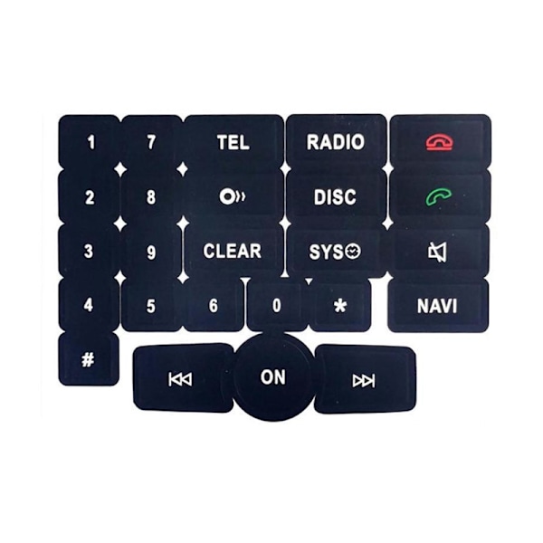 Reparationsdekaler för radio till Mercedes Benz C/E/GLK/W 2007-