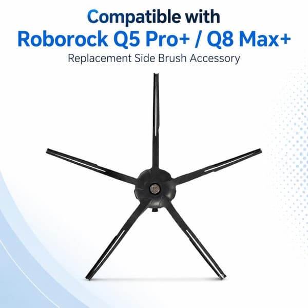 5-haarainen sivuharja Roborock Q5 Pro/Q8 Max -robottipölynimure