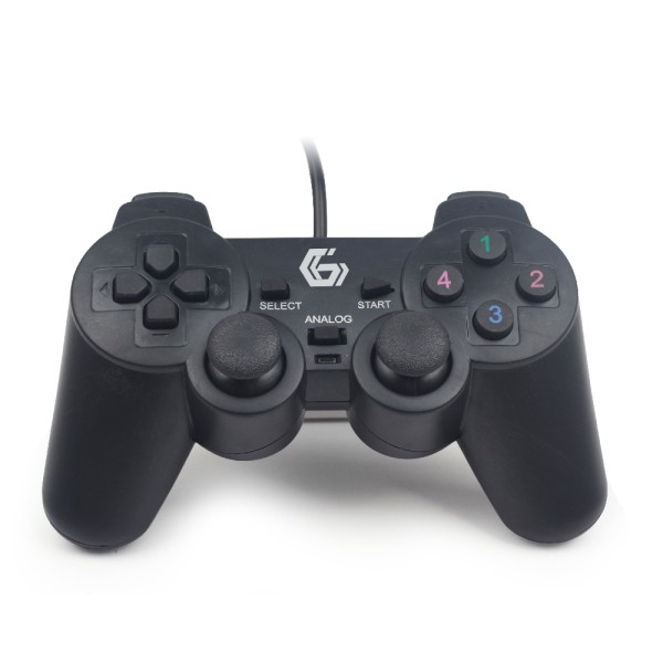 Gembird Dual Vibration Kablet controller til PC - Sort