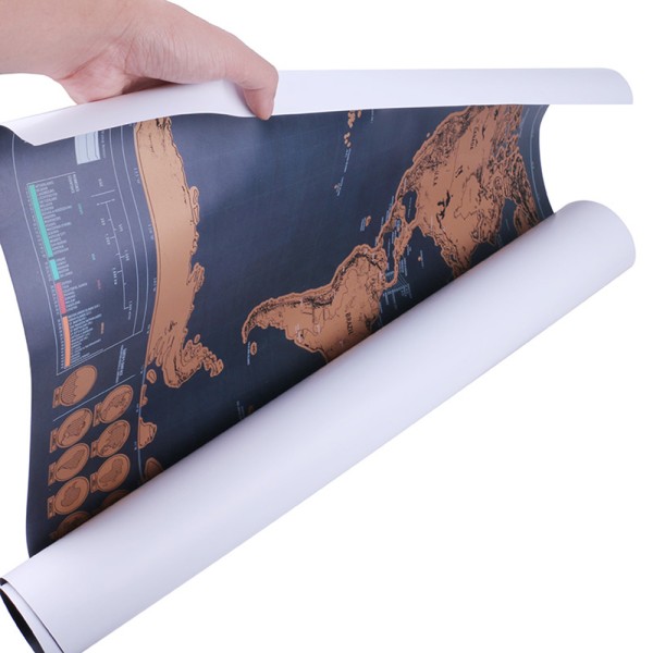 Scratch map verdenskort