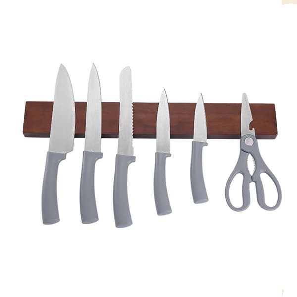 Magnetisk knivlist i gummiträ för vägg 40,3 x 5,8 cm / knivhåll