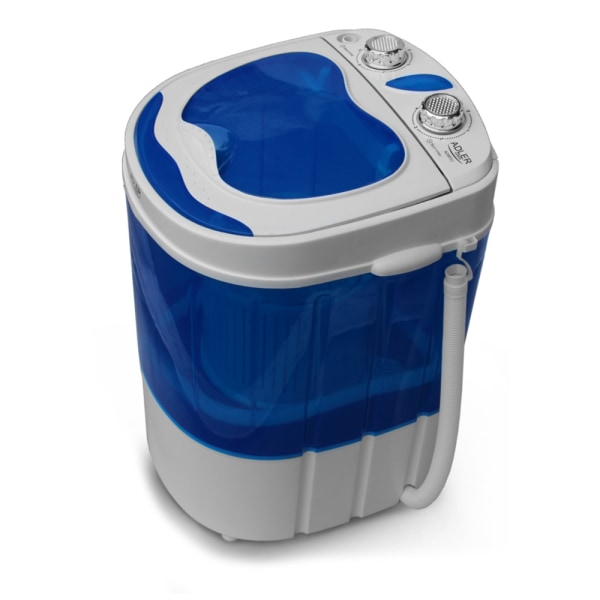 Adler mini tvättmaskin med centrifugering - perfekt för resor o