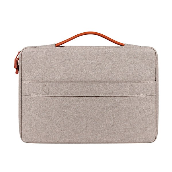 Vandafvisende polyestertaske til bærbar computer, 13,3" - beige