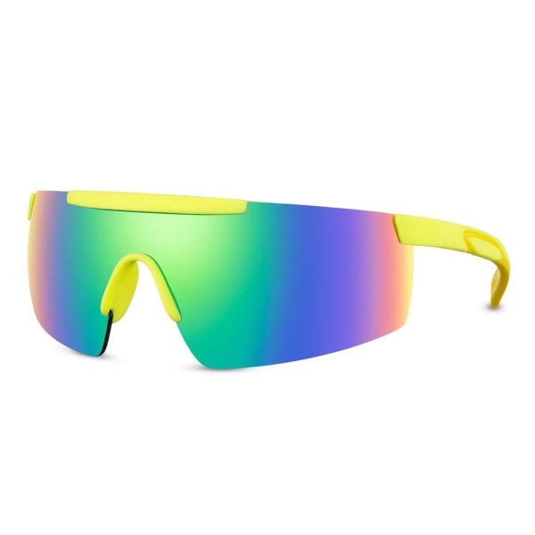Sportsbriller med spejlglas - Gul/Regnbue a627 | Fyndiq