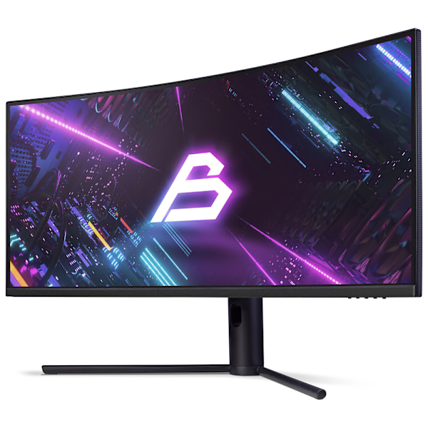 Blackstorm Curved 34" 180Hz UWQHD-gamingskærm med FastVA-panel