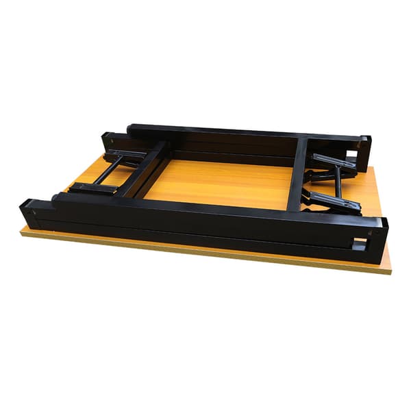 Hopfällbart bord 80×40×75 cm / fällbart skrivbord med stålram /