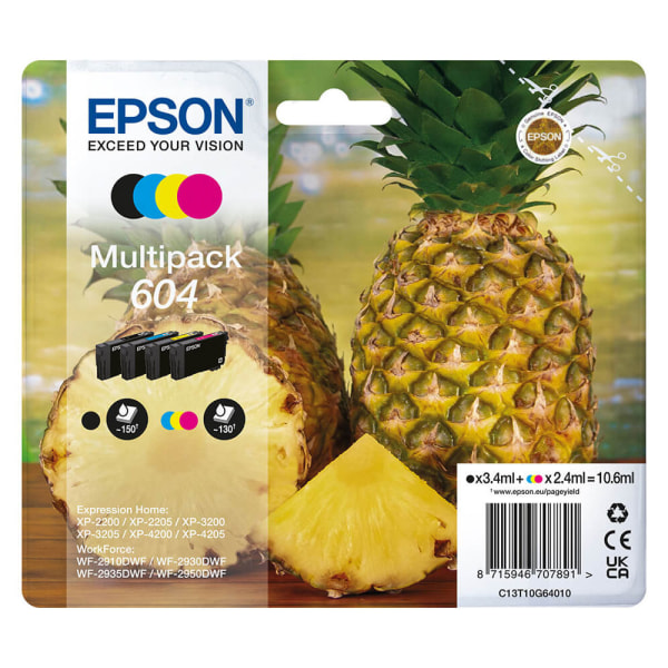Epson 604 blækpatron Multipack