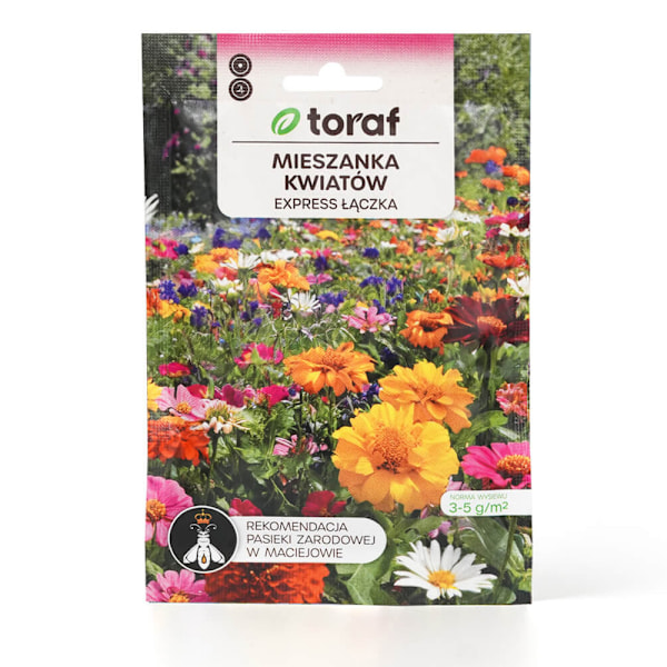 Frö till vildblommor Mix – Snabbväxande blomsteräng i mjuka pas