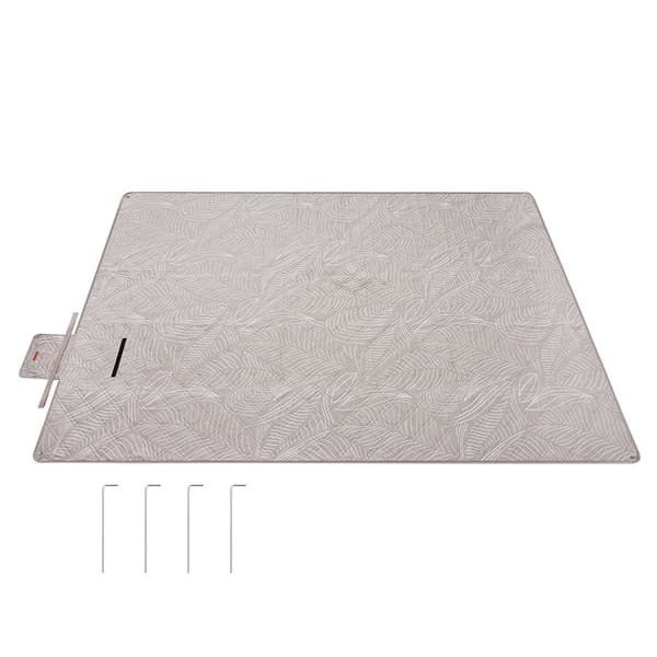 Vattentät picknickfilt 300 x 200 cm med markpinnar / campingfil