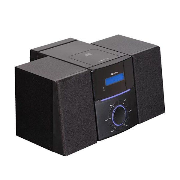Denver MCA-240 mikrostereo, jossa on CD-soitin ja FM-radio