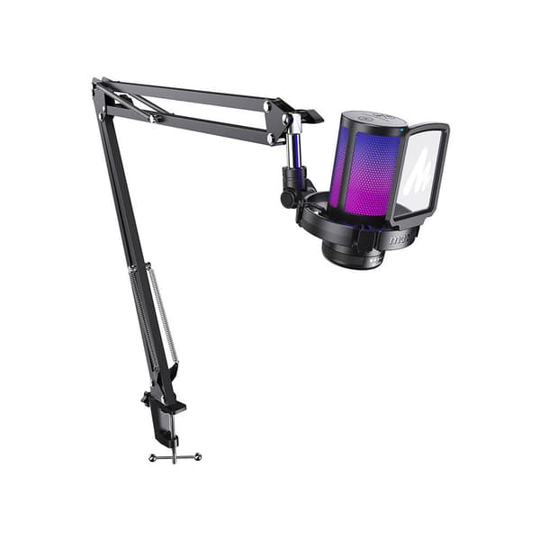 Maono DGM20S Gaming-mikrofon med LED - Sort