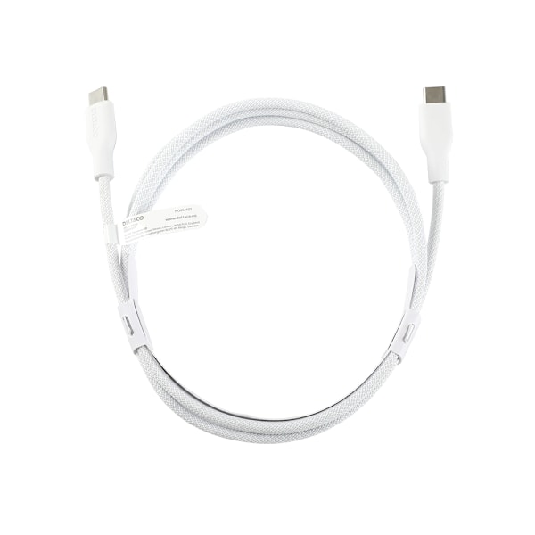 Deltaco USB-C-kaapeli 60W 2m - Valkoinen