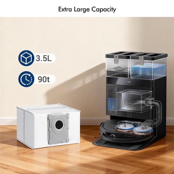 Pölypussit, 6 kpl:n pakkaus, Ecovacs Deebot X8, T50, T80, X9 Om