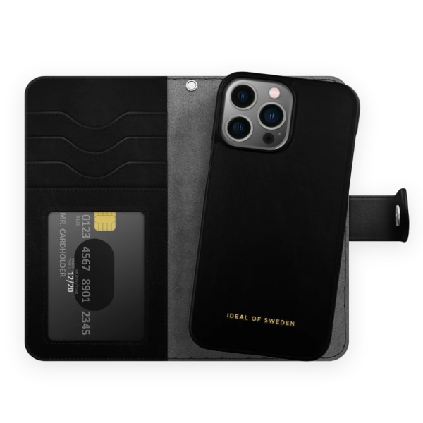 IDEAL OF SWEDEN Plånboksfodral Magnet Wallet+ Black till iPhone
