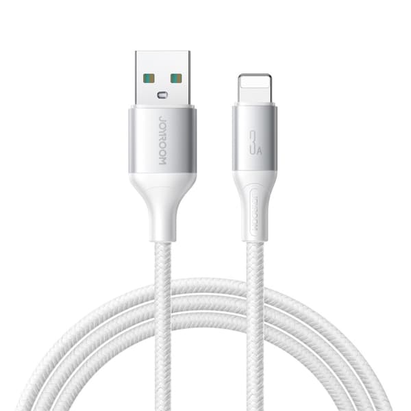 Joyroom USB-kabel 3A USB-A til Lightning 2m - Hvid
