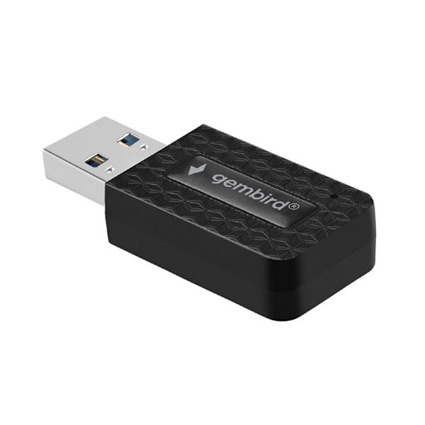 USB WiFi-adapter AC1300 med dubbelband och USB 3.0 Svart