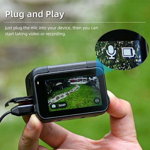 Mikrofoni USB-C-liittimellä Insta360 Ace - mikrofoni - kaikenka