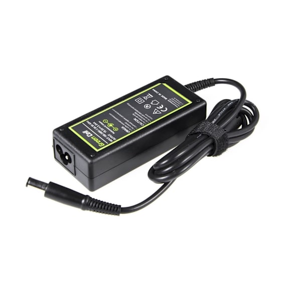 Green Cell laddare / AC Adapter till Dell 65W / 19.5V 3.34A / 7 Svart