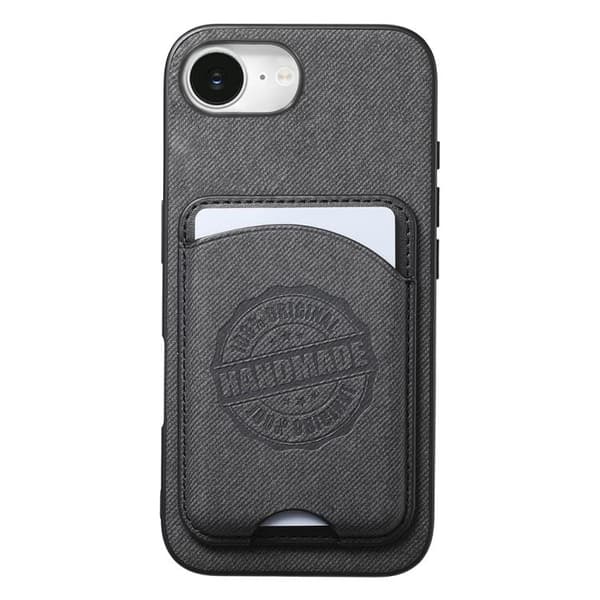 Magnetisk mobiletui i kunstlæder med kortholder til iPhone 16e/
