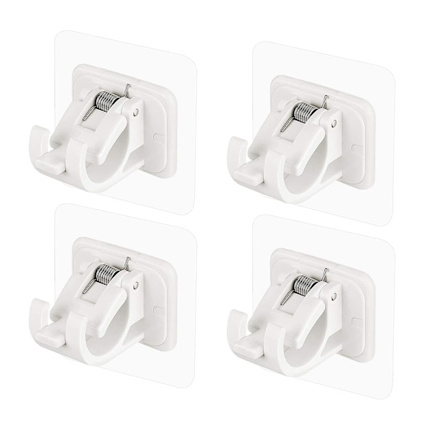 Stånghållare 4-pack - Vit