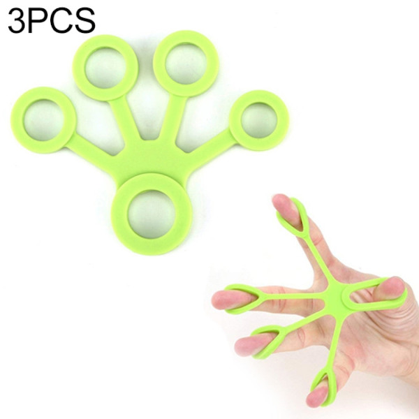 Fingertränare i silikon 3-pack
