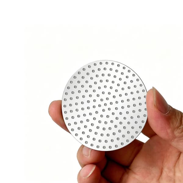 Puckfilter 58,5 mm 2-pack / espresso puck screen i rostfritt st