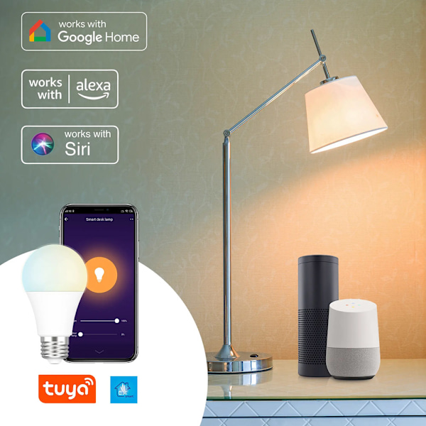 Extralink Smart Life LED-lamppu E27 A60 - RGB - WiFi - 2700-650