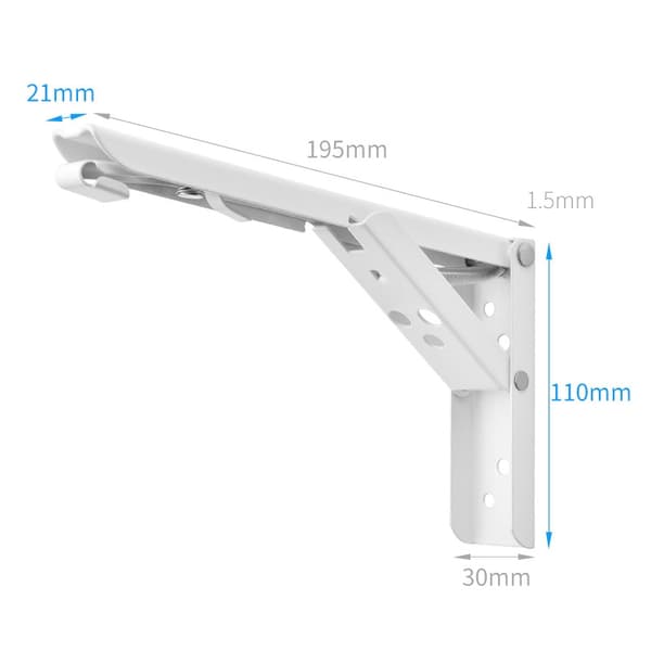 Foldbar og Sammenklappelig Konsol til Spisebord 20 cm