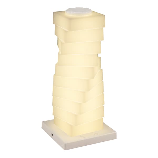 Stemningslampe med skiftende farver, 26 cm, firkantet / Multico
