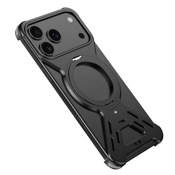 Armor mobilcover med ringholder til iPhone 17 Pro Max – Sort