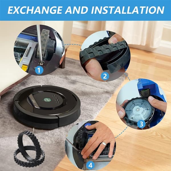 Hjul till iRobot Roomba 500, 600, 700, 800, 900 Series / E5 / E