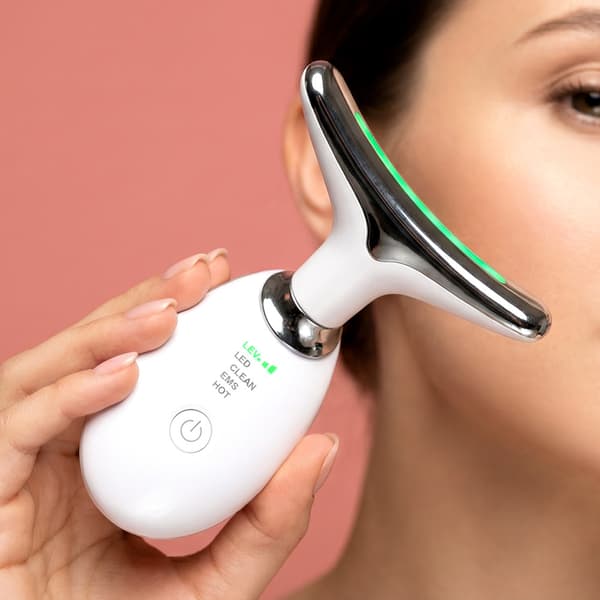 EMS ansiktsmassage med LED-ljusterapi – massageapparat / liftin