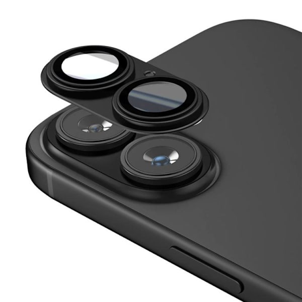 Pellavapeitto iPhone 16 Plus - Musta