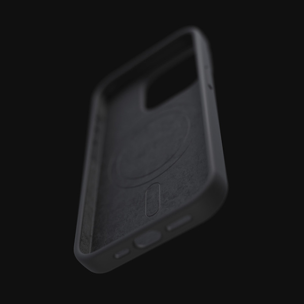 Etteri Silikoni kotelo MagSafe iPhone 16 Pro Maxille - musta
