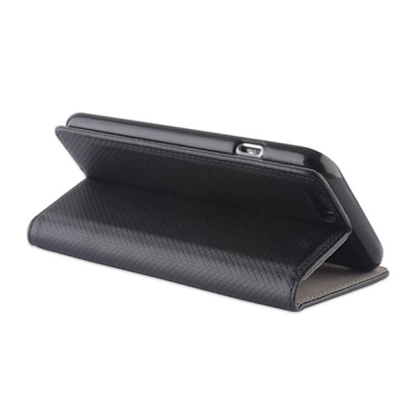 Flip-etui med stativ til iPhone 16 Pro - Svart