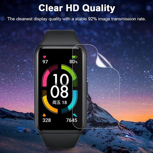 Skärmskydd med Hydrogel för Honor Band 6